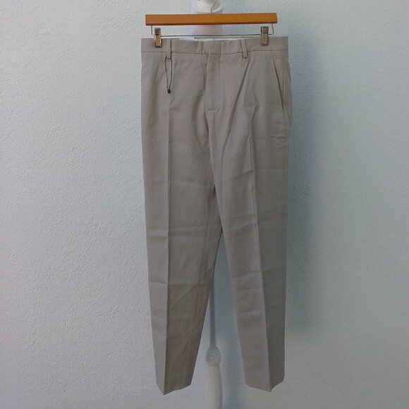 Zara Pants Men's Slim French Pocket 30 Khaki Color NEW - Picture 1 of 7